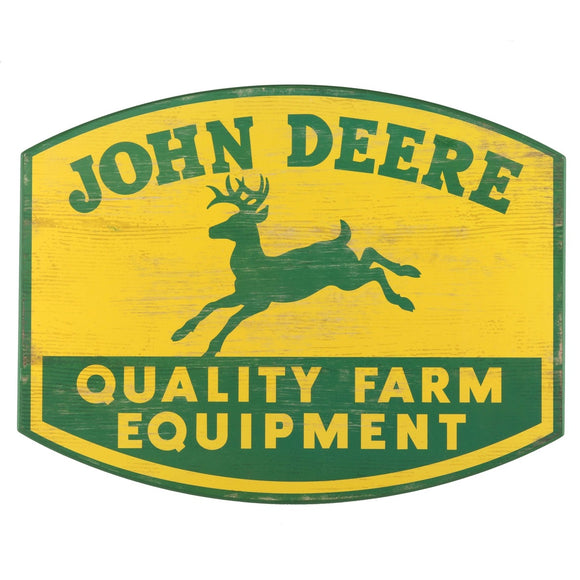 John Deere Retro Quality Farm Equipment Sign