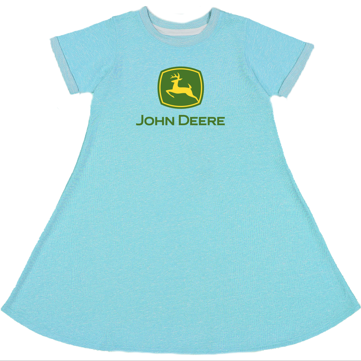 John Deere Girls Toddler Turquoise Dress ShopPremier