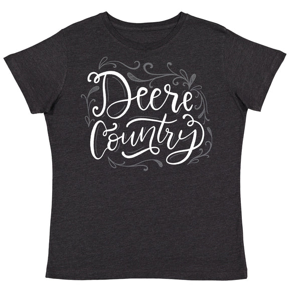 John Deere Womens Black Deere Country Tee