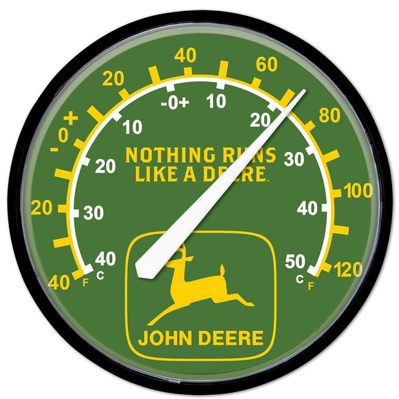 John Deere Green Logo Thermometer