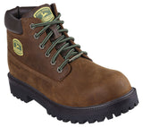 Men's John Deere Brown Waterproof Oiled leather Lace Up Boot