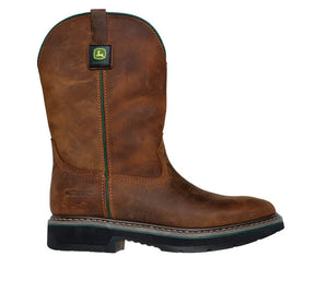 Men's John Deere Dark Brown Waterproof Wellington Boot