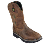 Men's John Deere Dark Brown Waterproof Wellington Boot