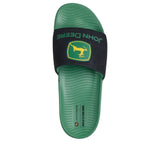 Men's John Deere Low Slider - Big Logo - Grey/Black