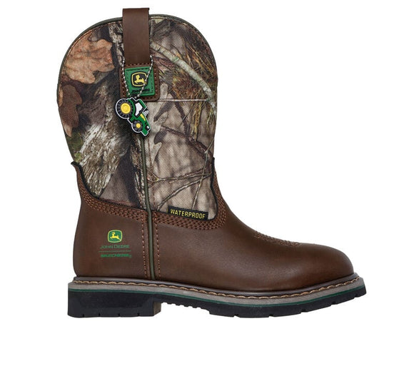 Boy's John Deere Brown & Camo Boot