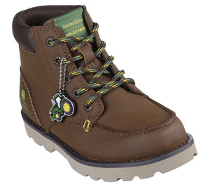 Boy's John Deere Brown Lace Up Boot