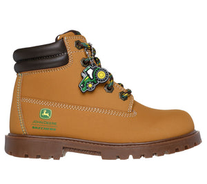 Boy's John Deere Wheat Lace Up Boot