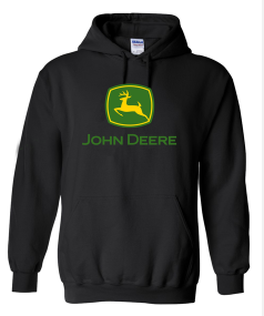 John Deere Black AG Hoodie