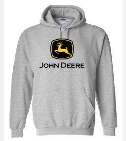 John Deere Sport Grey Construction Hoodie