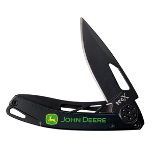 John Deere Smooth Black Dinero Pocket Knife