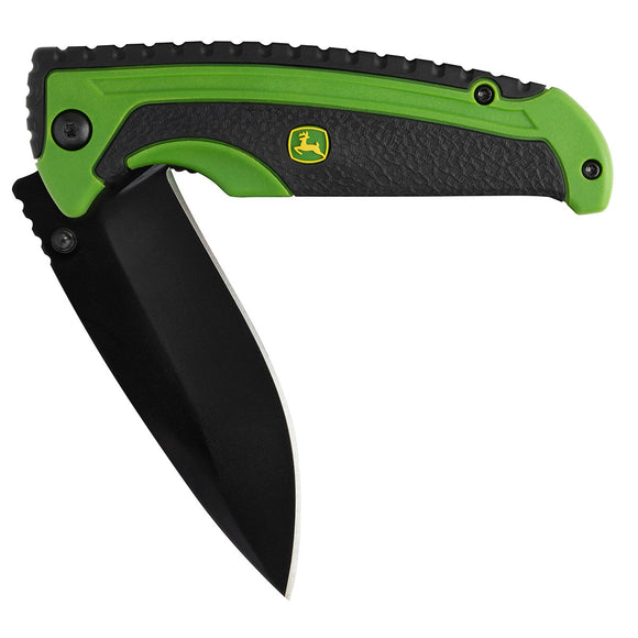 John Deere TecX Black & Green Pocket Knife