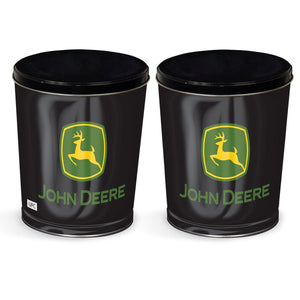 John Deere Black TM Logo Tin With Lid