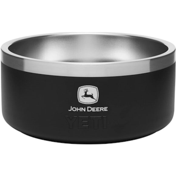 John Deere Boomer 4 YETI Dog Bowl Black