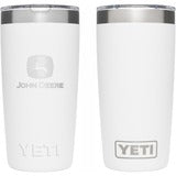 John Deere 10oz YETI Tumbler White