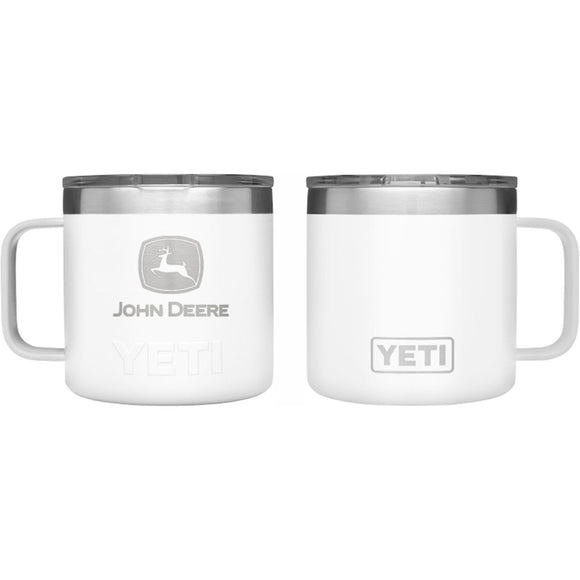 John Deere 14oz YETI Mug White