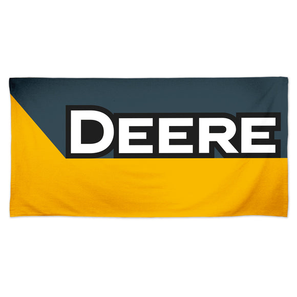 John Deere C&F Build 30X60 Beach Towel