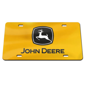 John Deere C&F Logo Build License Plate