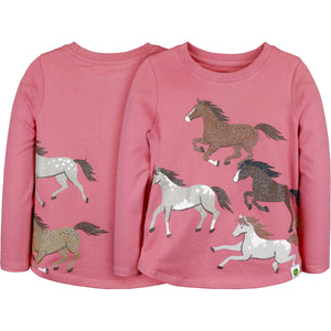 John Deere Girl Toddler Tee Wild Horses