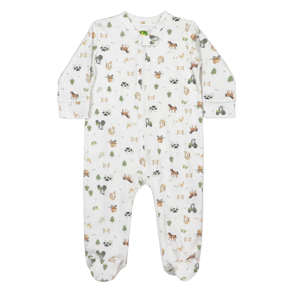 John Deere Boy Infant Farmland Coverall