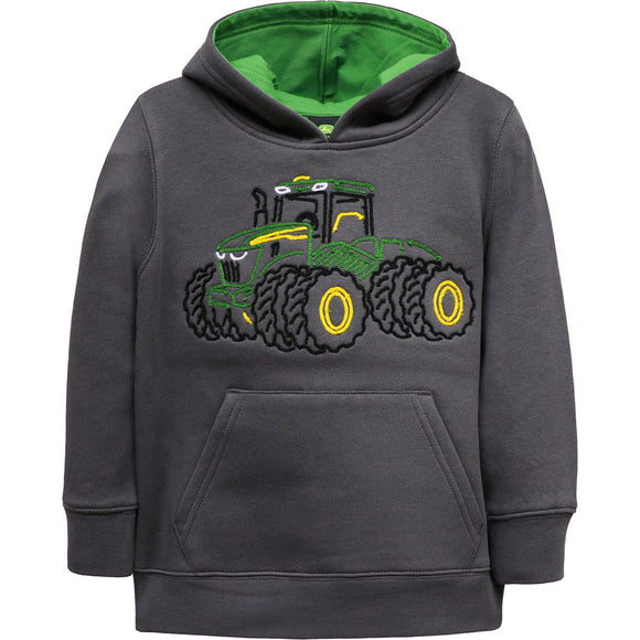 John Deere Boy Toddler Fleece Hood Tractor