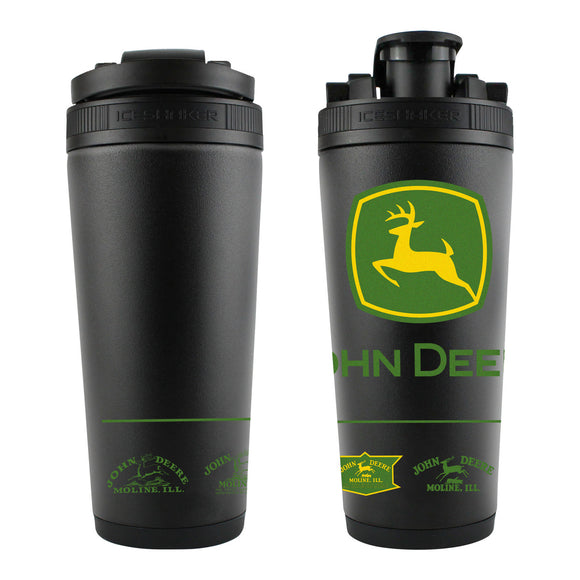 John Deere Black JD 4D Ice Shaker