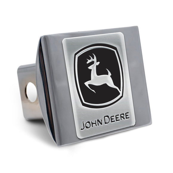 John Deere JD TM Chrome Metal Hitch Cover