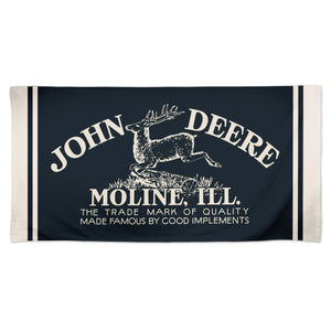 John Deere Moline Buck 30X60 Beach Towel