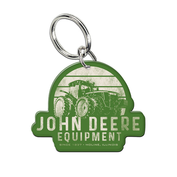 John Deere Equipment Premium Key Ring