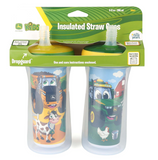John Deere Insulated Straw Cup - 2 Pk