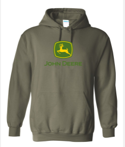 John Deere Military Green AG Hoodie