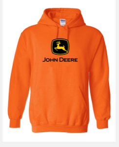 John Deere Safety Orange Construction Hoodie