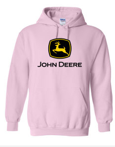 John Deere Pink Construction Hoodie