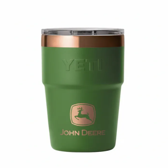 Special Edition John Deere YETI 16oz Stackable Cup Copper Green ...