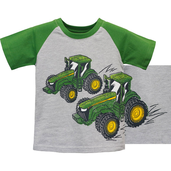 John Deere Boy Toddler Tee Double Tractor