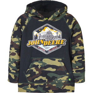 John Deere Youth Boy Fleece Hoodie Camo