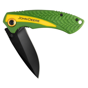 John Deere TecX Yellow and Green Pocket Knife