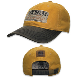 John Deere Mens Quality Eqp Twill Patch Hat