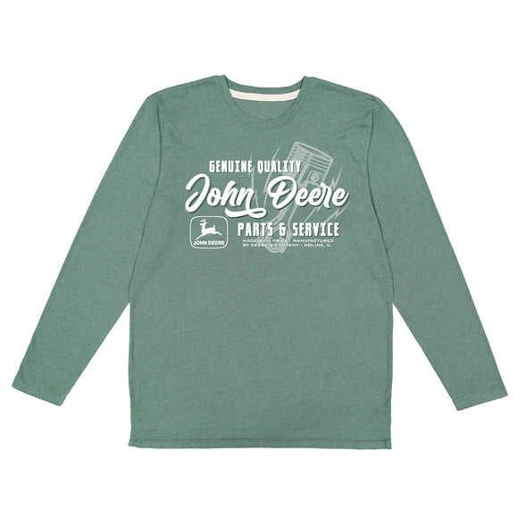 John Deere Men's Piston Parts & Service Long Sleeve Tee