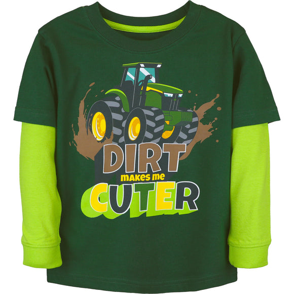 John Deere Toddler Boy Tee Dirt Cuter