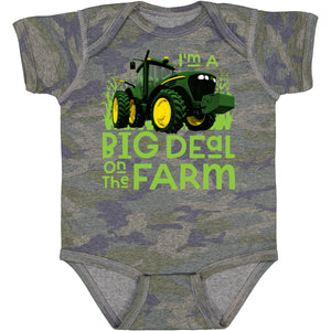 John Deere Infant Big Deal on the Farm Bodysuit