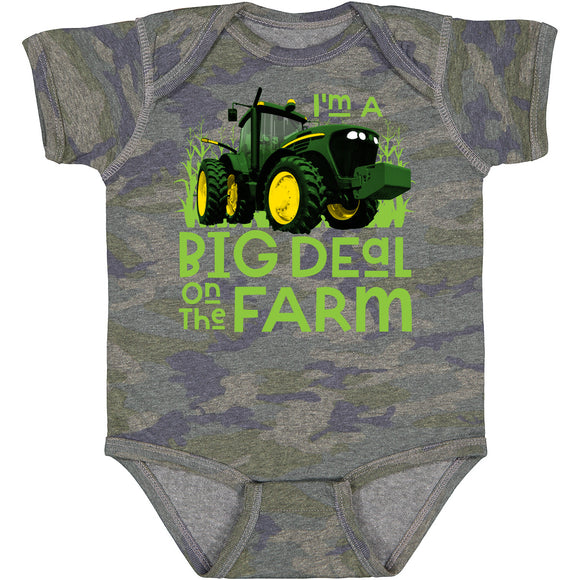 John Deere Infant Big Deal on the Farm Bodysuit