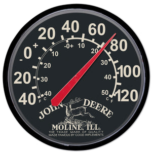 John Deere Moline Buck 12.75 Thermometer