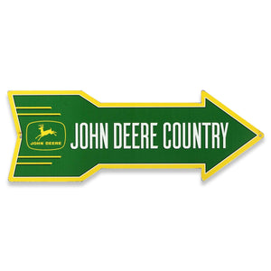 John Deere Country Arrow Metal Sign