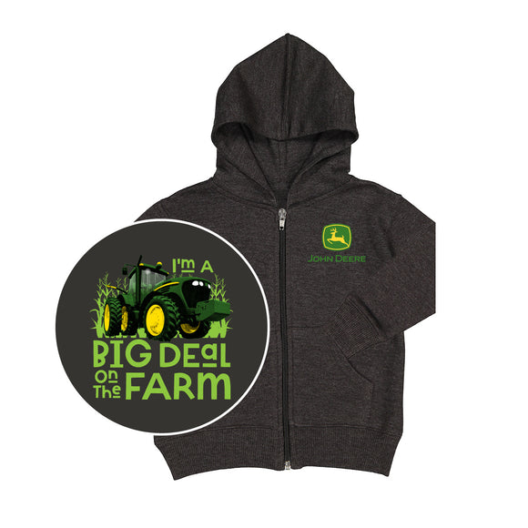 John Deere Toddler Big Deal Farm Zip Hood