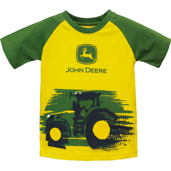 John Deere Boy Toddler Tee Tractor Blur