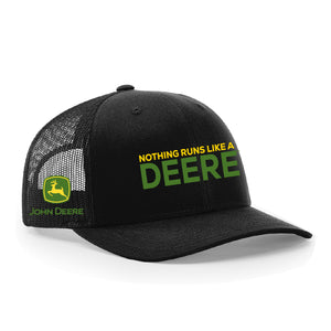 John Deere Mens Nothing Runs Like a Deere 3D Embro Hat