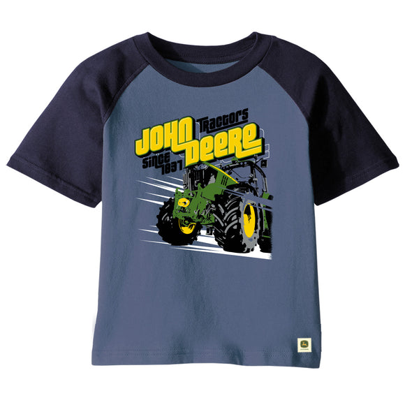 John Deere Infant Action Tractor Raglan Tee