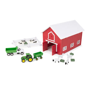 John Deere 1/64 Red Barn Playset