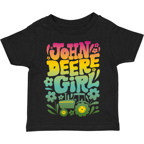 John Deere Infant Black Ombre Girl Tee