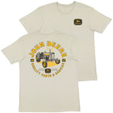 John Deere Vintage Latte Vintage Tractor Eco Short Sleeve Tee